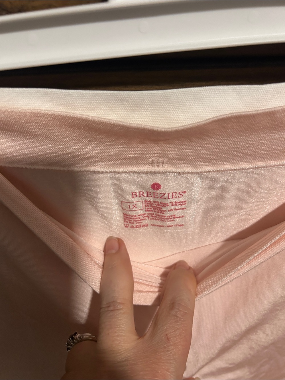 Breezies White & Pink Longline slip shorts. Under dresses and skirts. Set of 2 - Picture 3 of 8